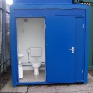 1+1 Double Mains Toilet 8Ft x 5Ft (Blue)