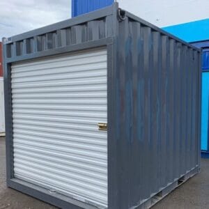 10 FT Shipping Container With Rollup Door
