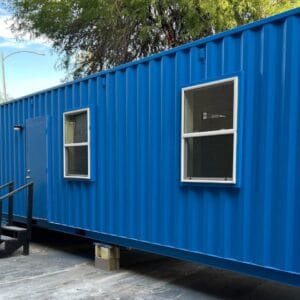 40FT FLEX Open Office Mobile Container With Bathroom