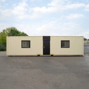 40FT HC Office CUBE – Vinyl Drywall Finished