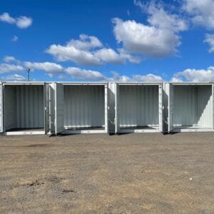 40FT High Cube Storage Shipping Container Conex w/4 Open Side Door 9.5′ Tall