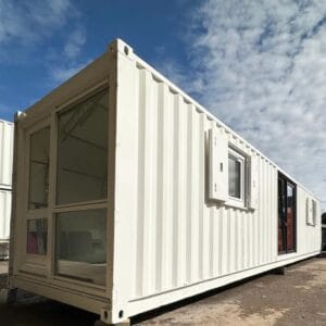 40ft Converted Shipping Container Open Plan Office Portable Container